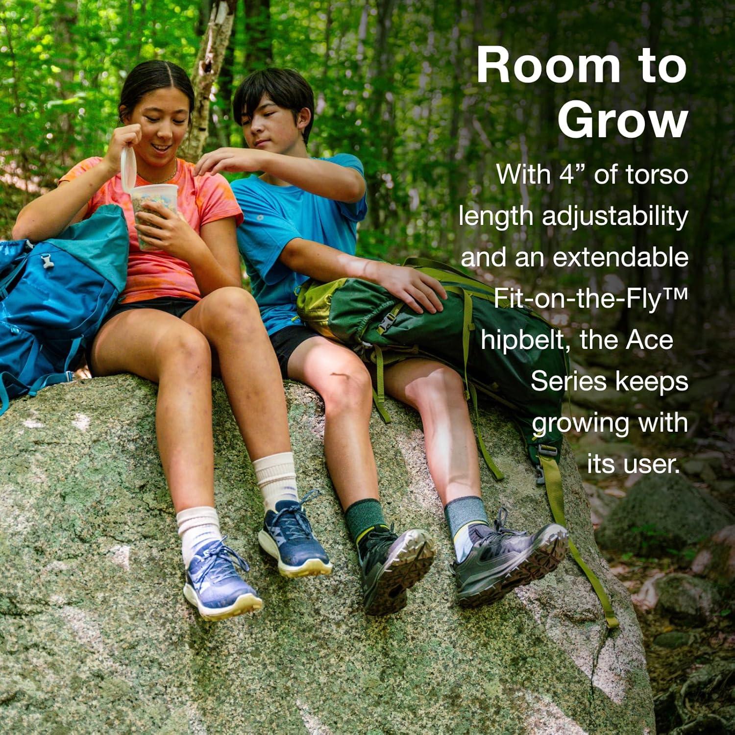 imageOsprey Ace 50L Kids Backpacking Backpack Blue SpikemossDeep PeytoBlue SpikemossDeep Peyto