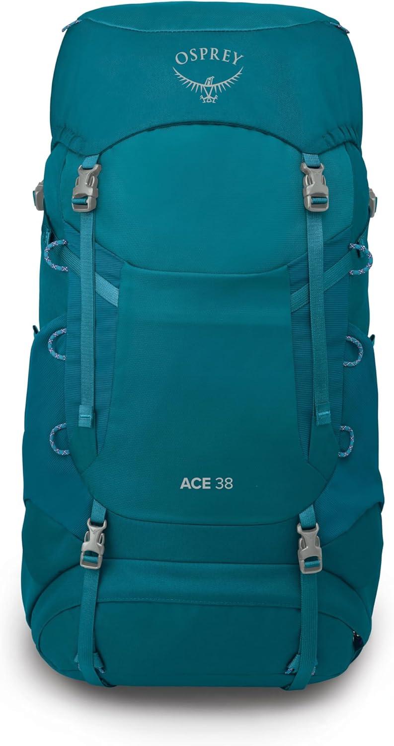 imageOsprey Ace 50L Kids Backpacking Backpack Blue SpikemossDeep PeytoBlue SpikemossDeep Peyto