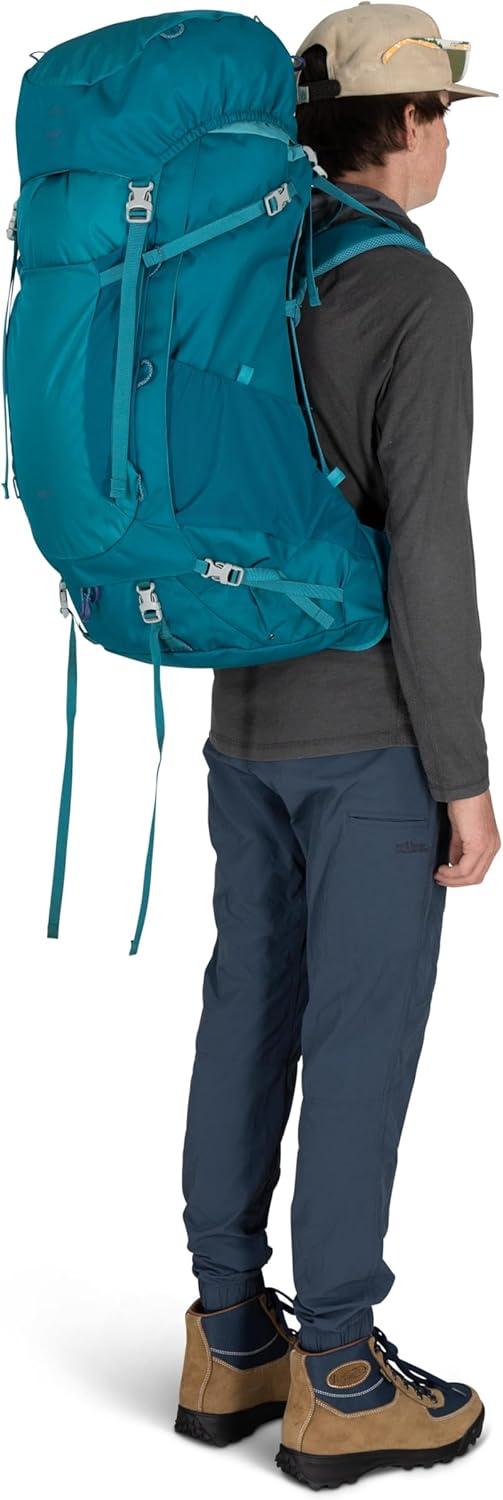 imageOsprey Ace 50L Kids Backpacking Backpack Blue SpikemossDeep PeytoBlue SpikemossDeep Peyto