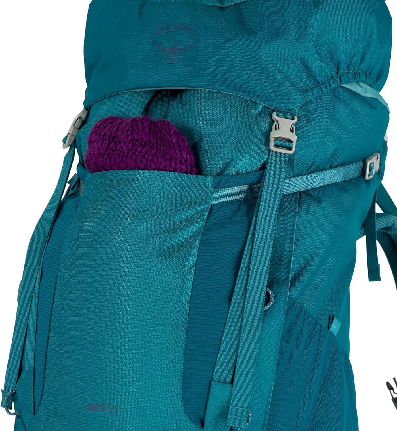 imageOsprey Ace 50L Kids Backpacking Backpack Blue SpikemossDeep PeytoBlue SpikemossDeep Peyto