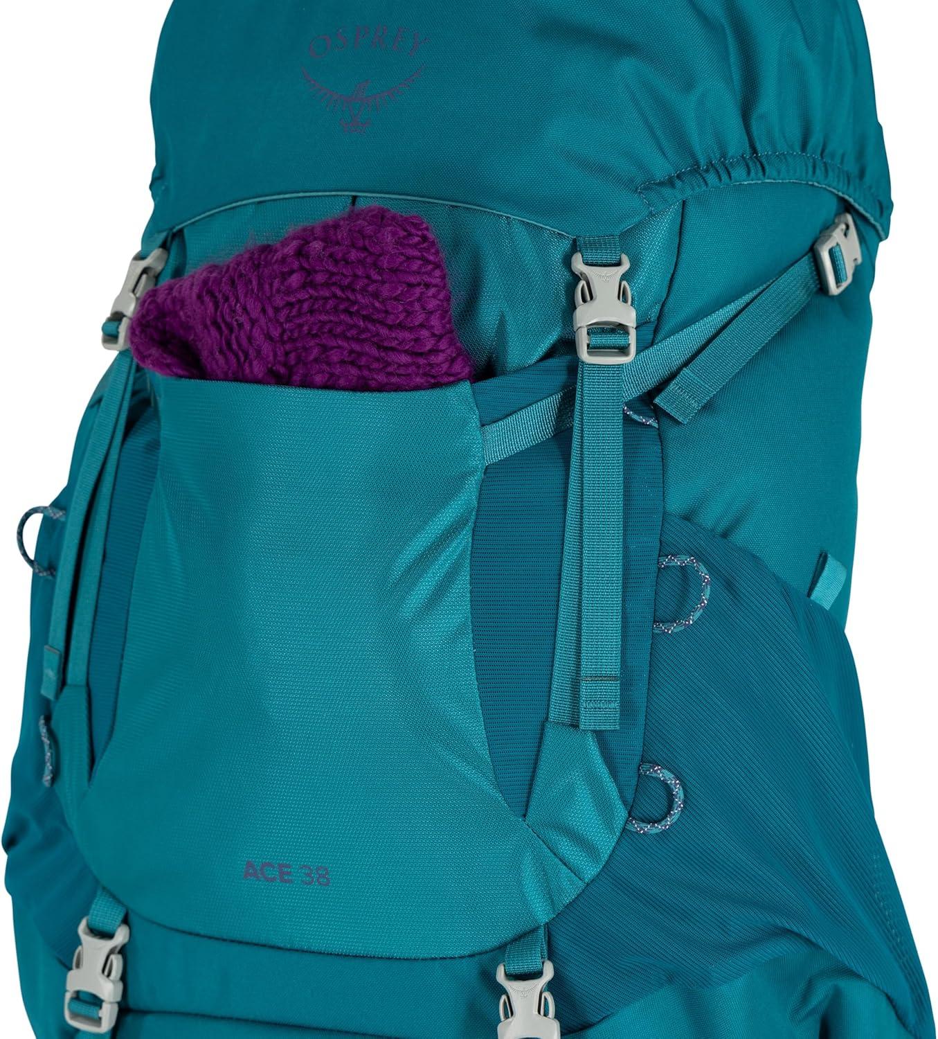 imageOsprey Ace 50L Kids Backpacking Backpack Blue SpikemossDeep PeytoBlue SpikemossDeep Peyto