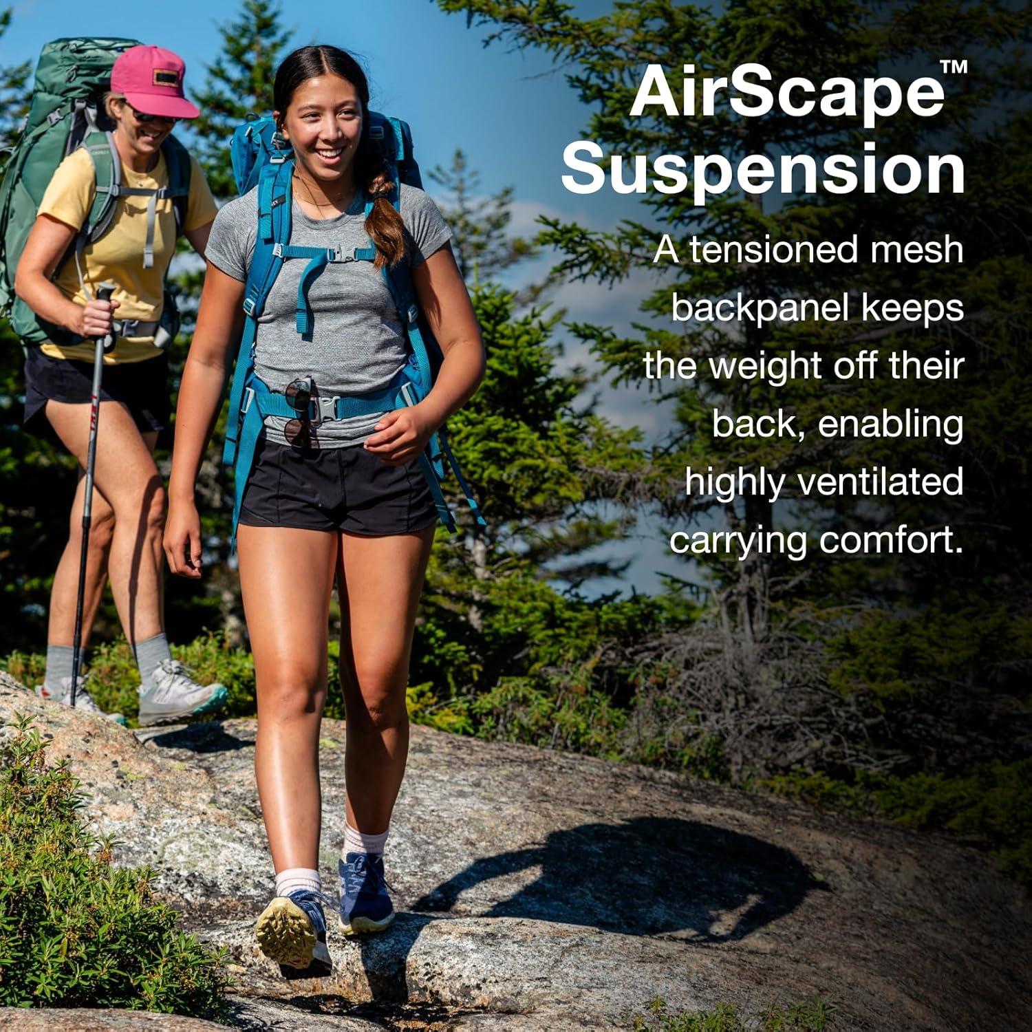 imageOsprey Ace 50L Kids Backpacking Backpack Blue SpikemossDeep PeytoBlue SpikemossDeep Peyto