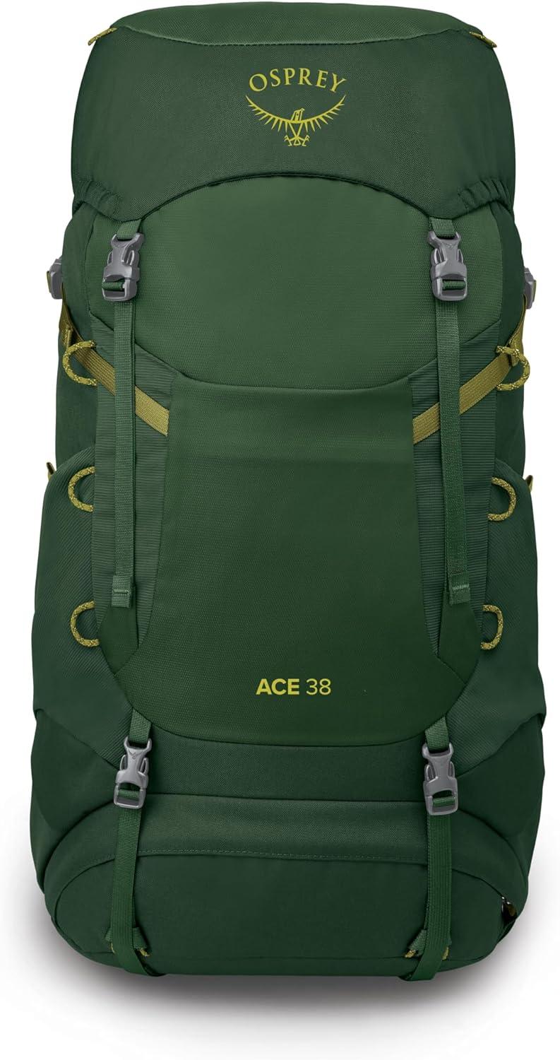 imageOsprey Ace 50L Kids Backpacking Backpack Blue SpikemossDeep PeytoGreen CanopyMatcha Green