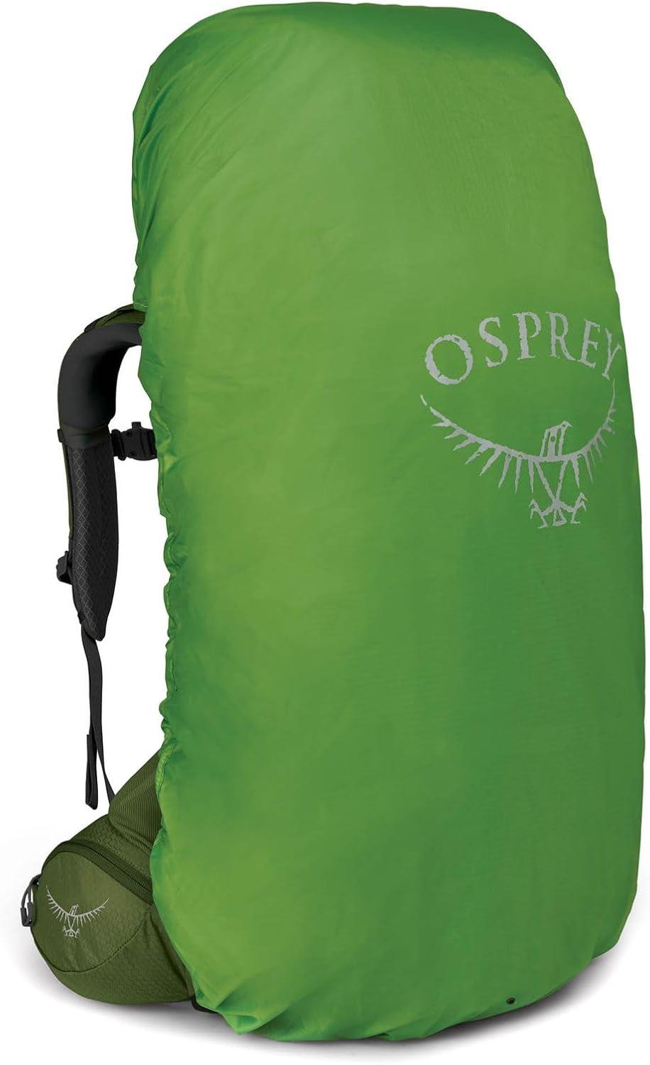 imageOsprey Aether 55L Mens Backpacking Backpack Garlic Mustard Green SMGarlic Mustard Green