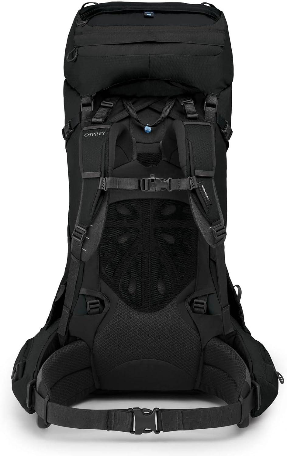 imageOsprey Aether 65L Mens Backpacking Backpack Deep Acorn Red LXLBlack