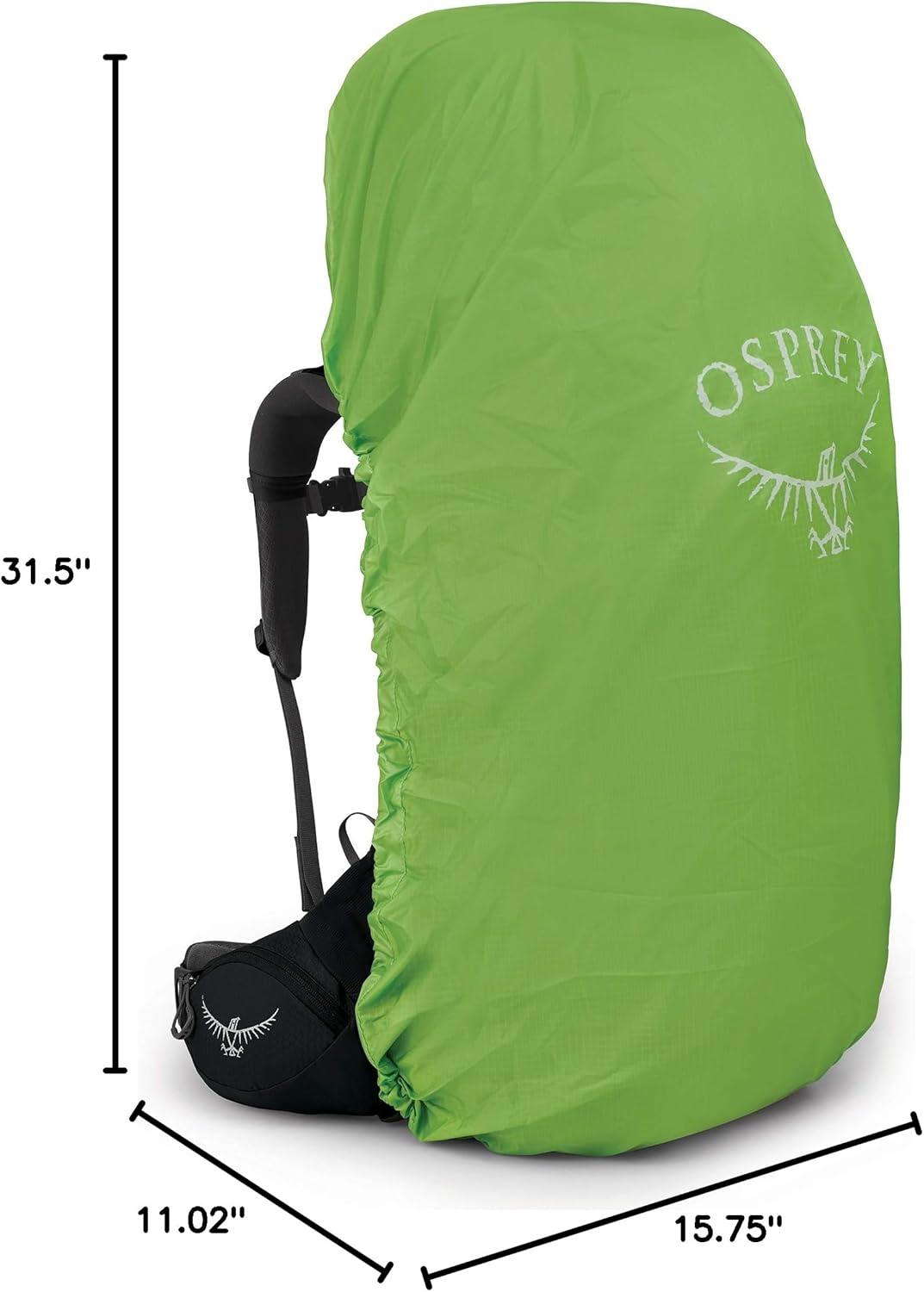 imageOsprey Aether 65L Mens Backpacking Backpack Deep Acorn Red LXLBlack