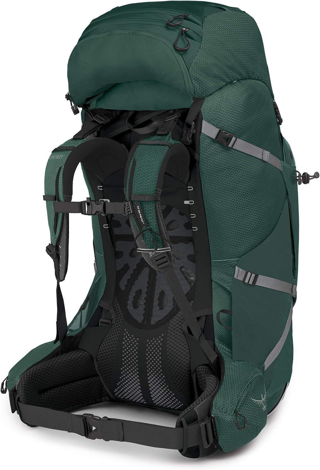 imageOsprey Aether Plus 100L Mens Backpacking Backpack Axo Green SMAxo Green