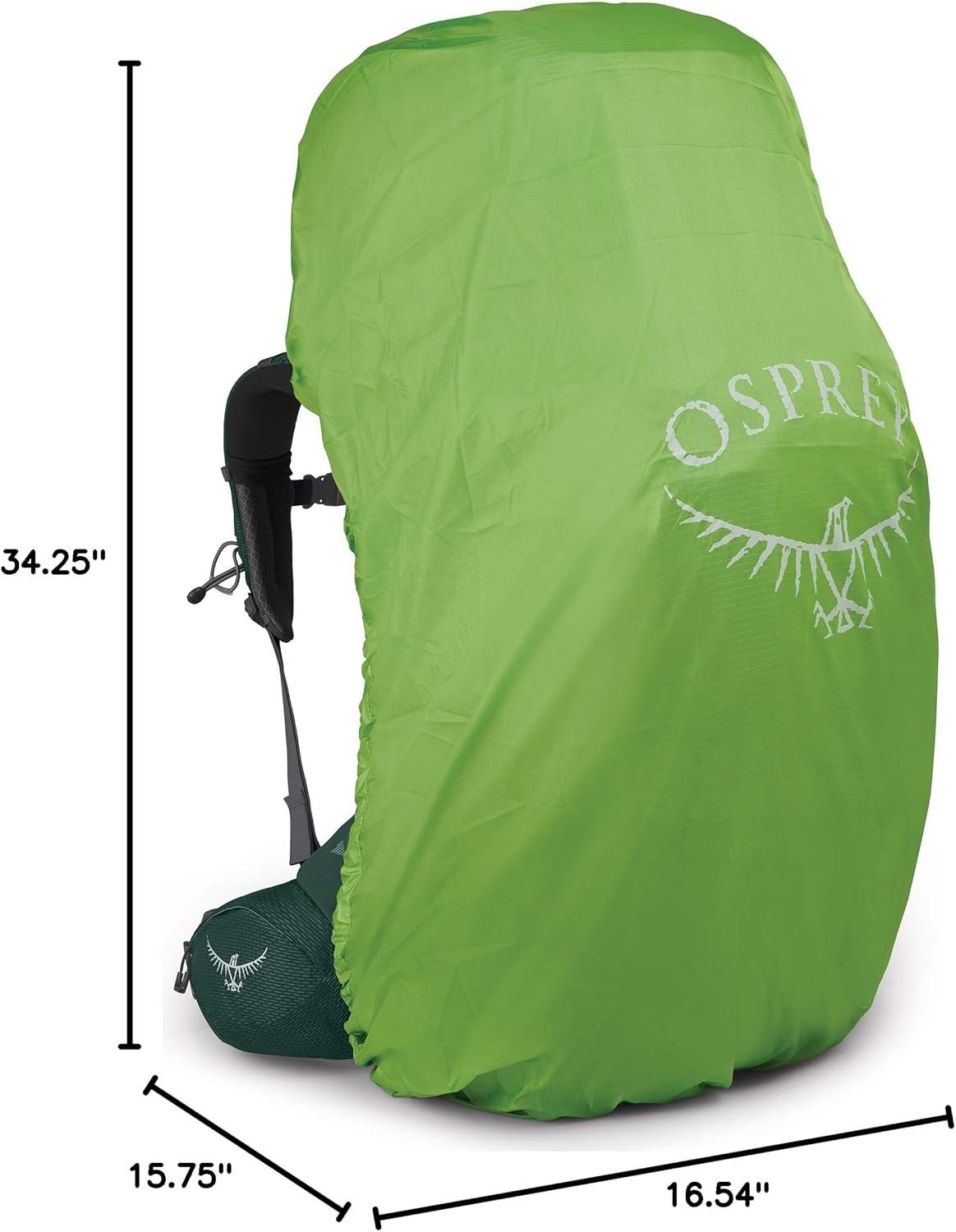 imageOsprey Aether Plus 100L Mens Backpacking Backpack Axo Green SMAxo Green