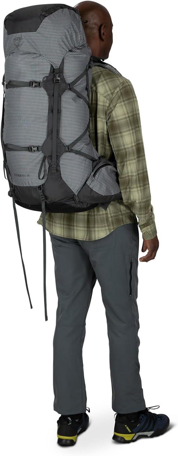 imageOsprey Aether Pro 75L Mens Backpacking Backpack Silver Lining LXLSilver Lining