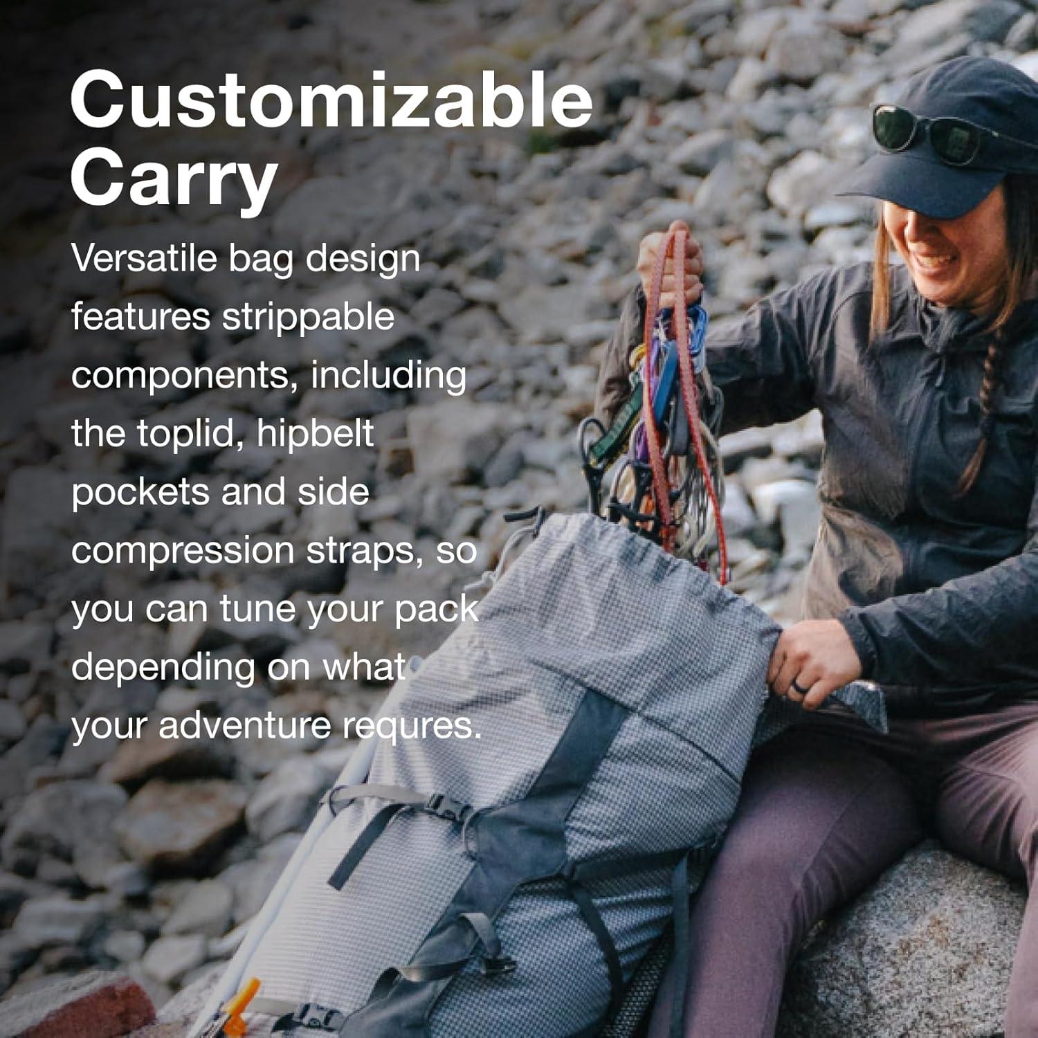 imageOsprey Aether Pro 75L Mens Backpacking Backpack Silver Lining LXLSilver Lining