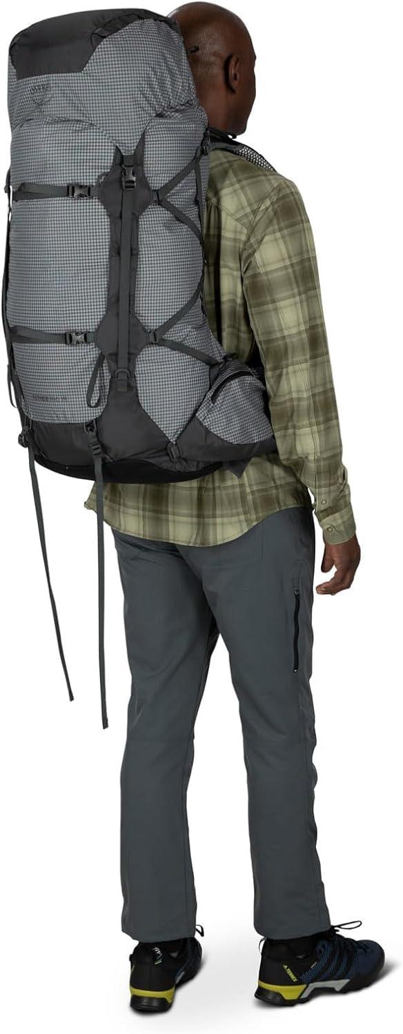 imageOsprey Aether Pro 75L Mens Backpacking Backpack Silver Lining LXLSilver Lining