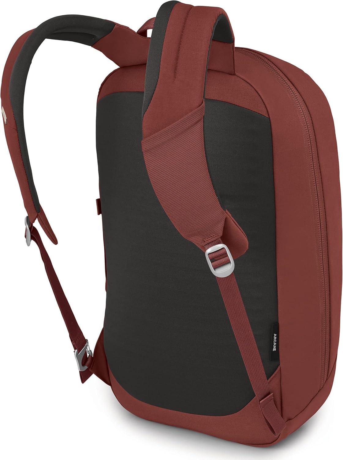 imageOsprey Arcane Large Day Commuter Backpack Stonewash BlackAcorn Red
