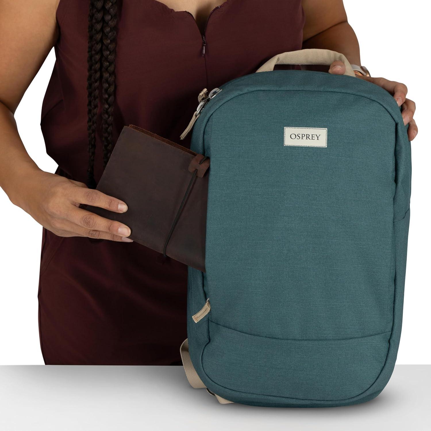 imageOsprey Arcane Small Day Commuter Backpack Earl Grey HeatherBlack3