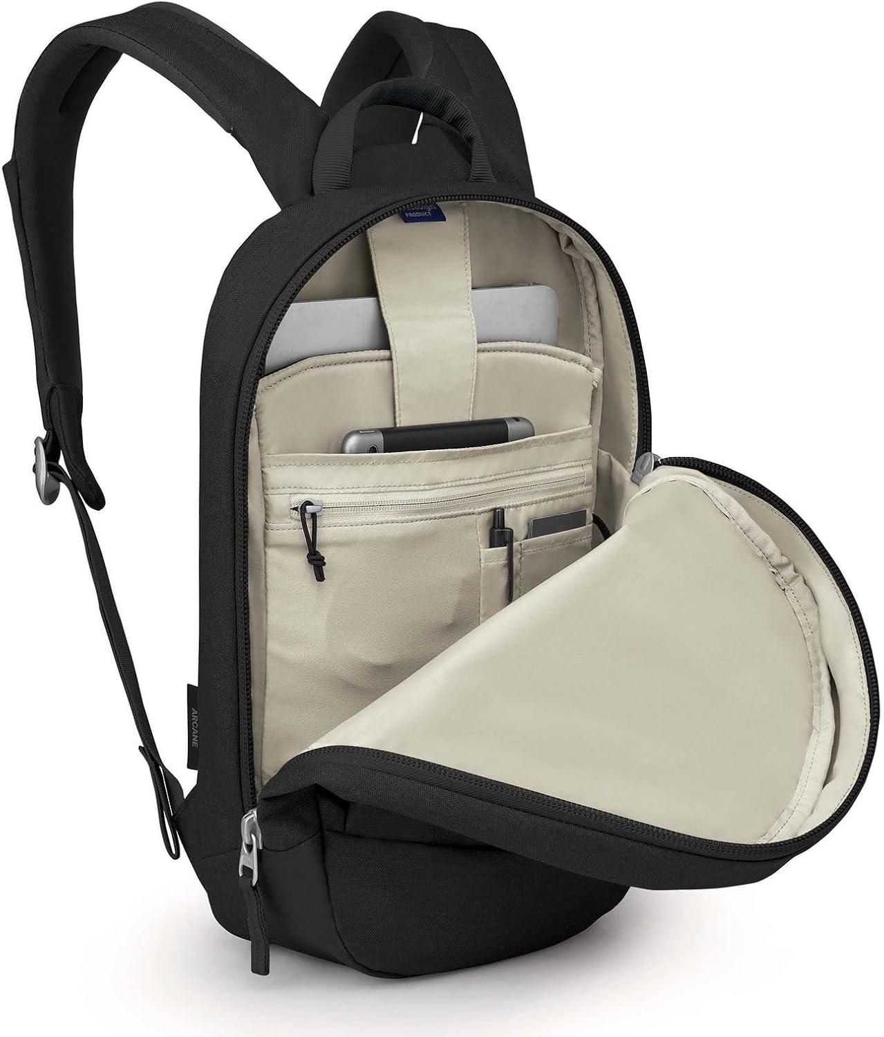 imageOsprey Arcane Small Day Commuter Backpack Earl Grey HeatherBlack3