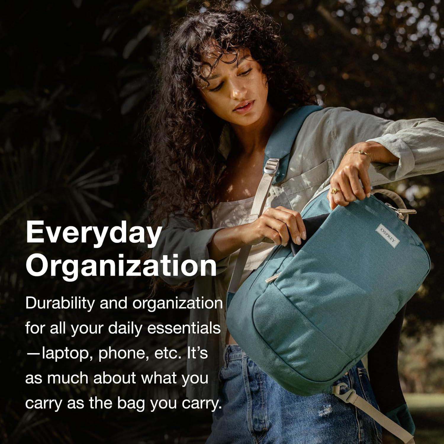 imageOsprey Arcane Small Day Commuter Backpack Earl Grey HeatherCascade Blue3