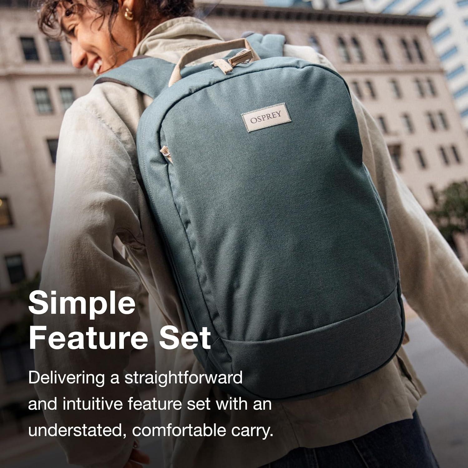 imageOsprey Arcane Small Day Commuter Backpack Earl Grey HeatherCascade Blue3