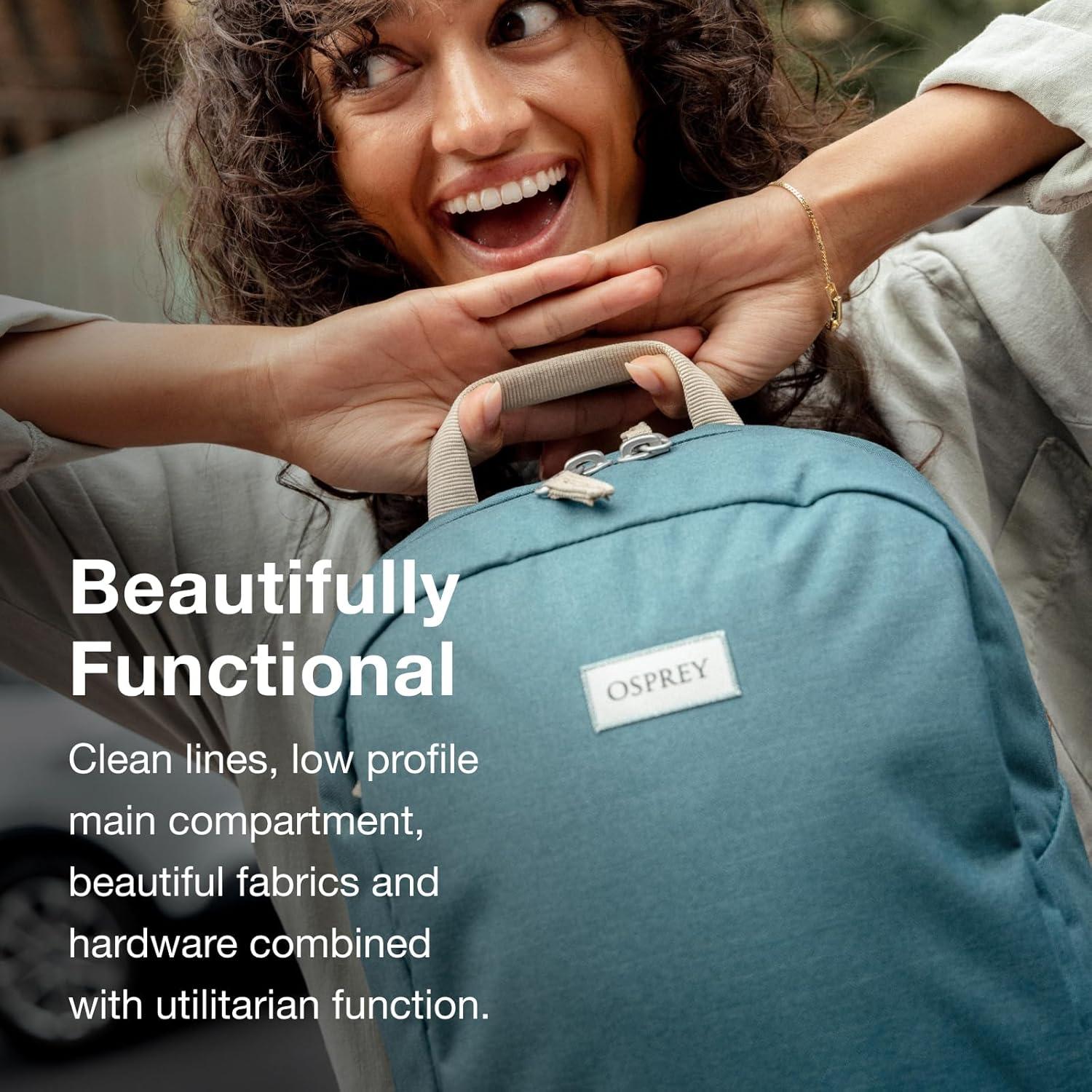 imageOsprey Arcane Small Day Commuter Backpack Earl Grey HeatherCascade Blue3