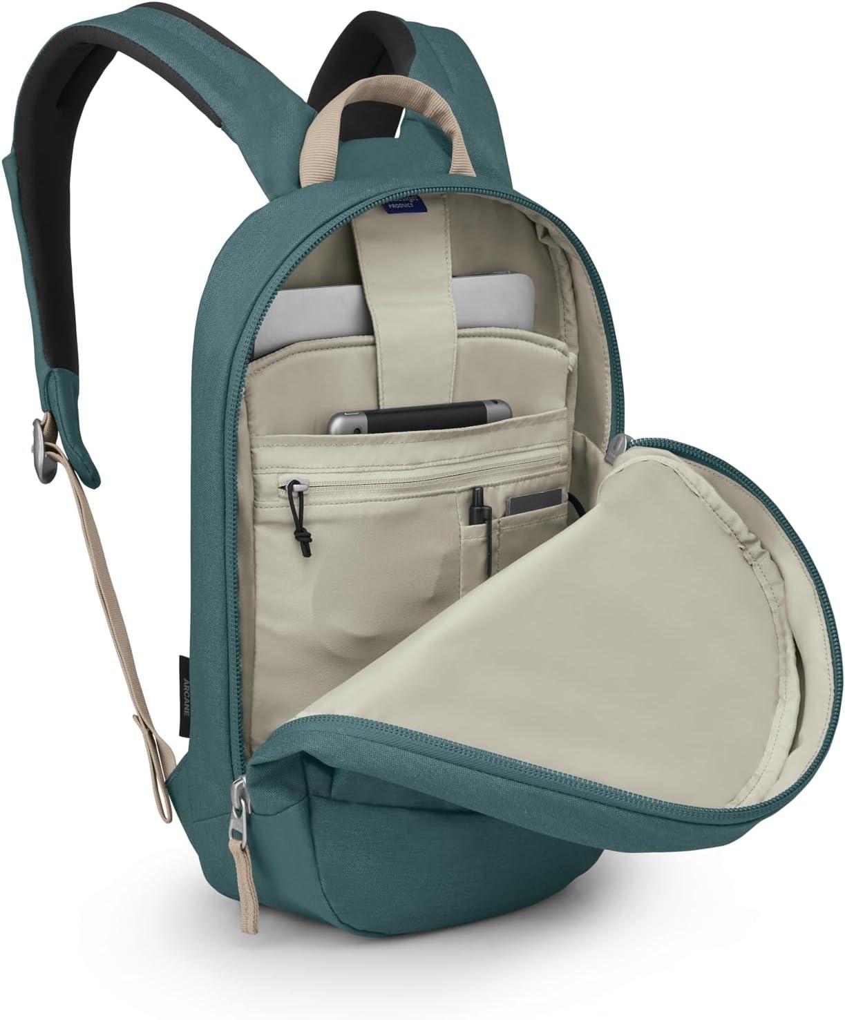 imageOsprey Arcane Small Day Commuter Backpack Earl Grey HeatherCascade Blue3