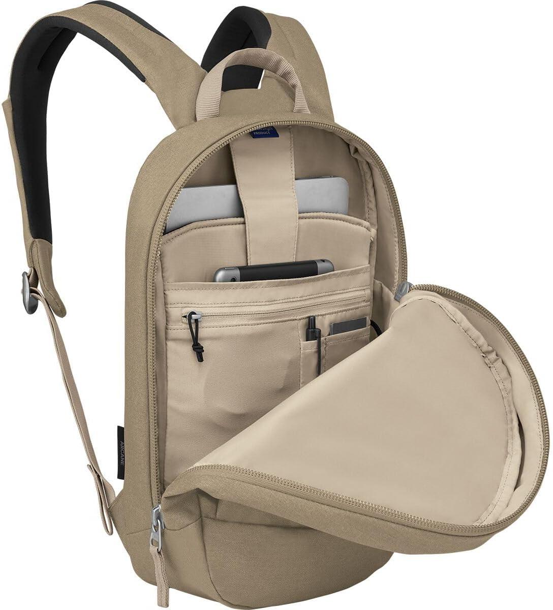 imageOsprey Arcane Small Day Commuter Backpack Earl Grey HeatherLatte Brown3