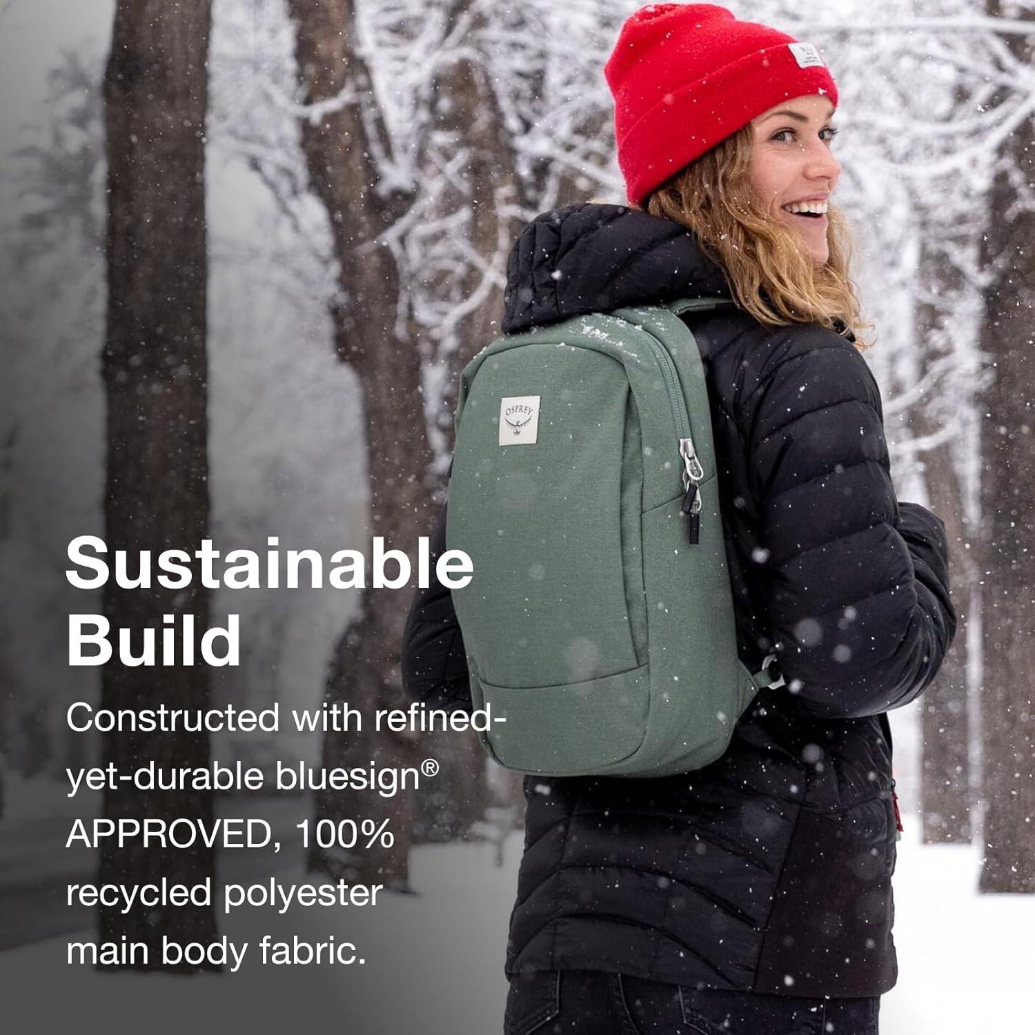 imageOsprey Arcane Small Day Commuter Backpack Earl Grey HeatherMatcha Green Heather3