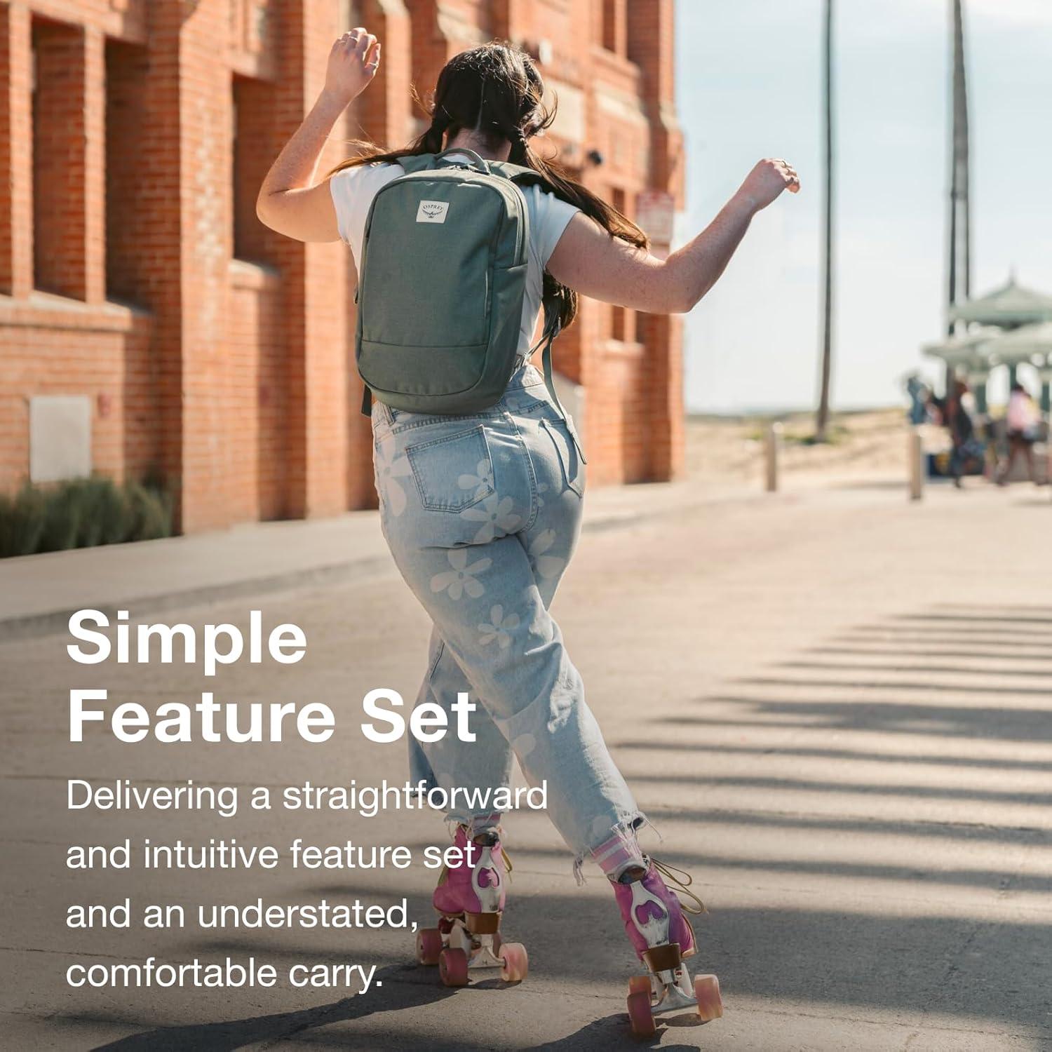 imageOsprey Arcane Small Day Commuter Backpack Earl Grey HeatherMatcha Green Heather3