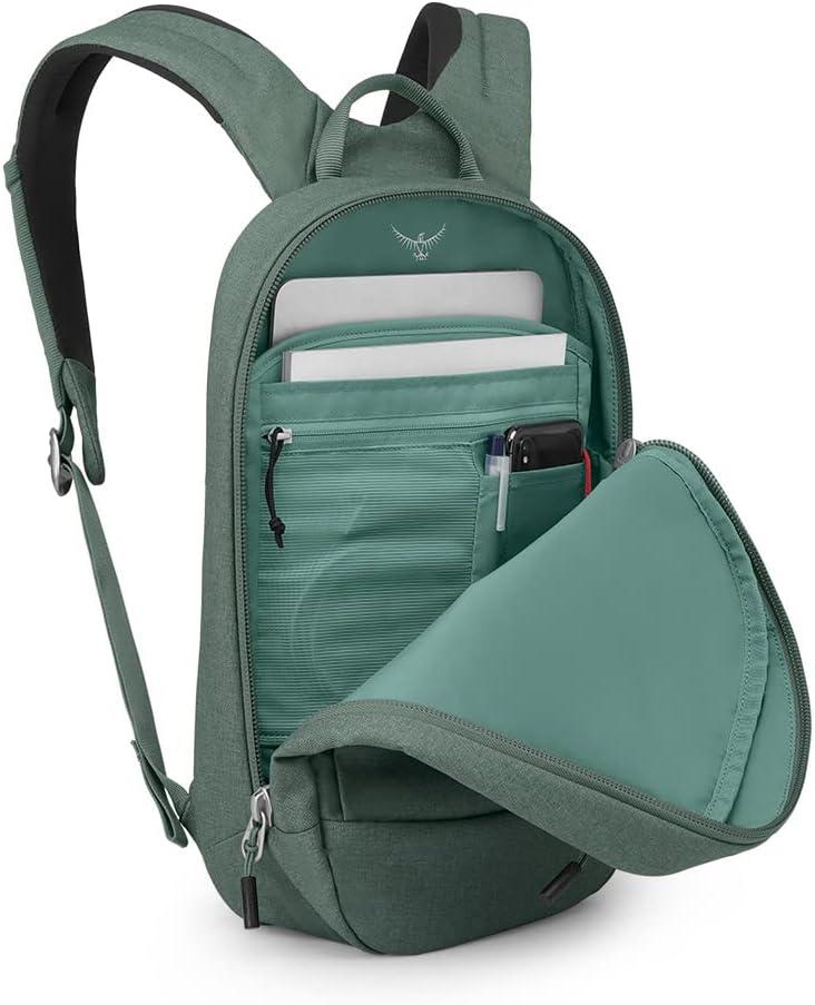 imageOsprey Arcane Small Day Commuter Backpack Earl Grey HeatherPine Leaf Green3