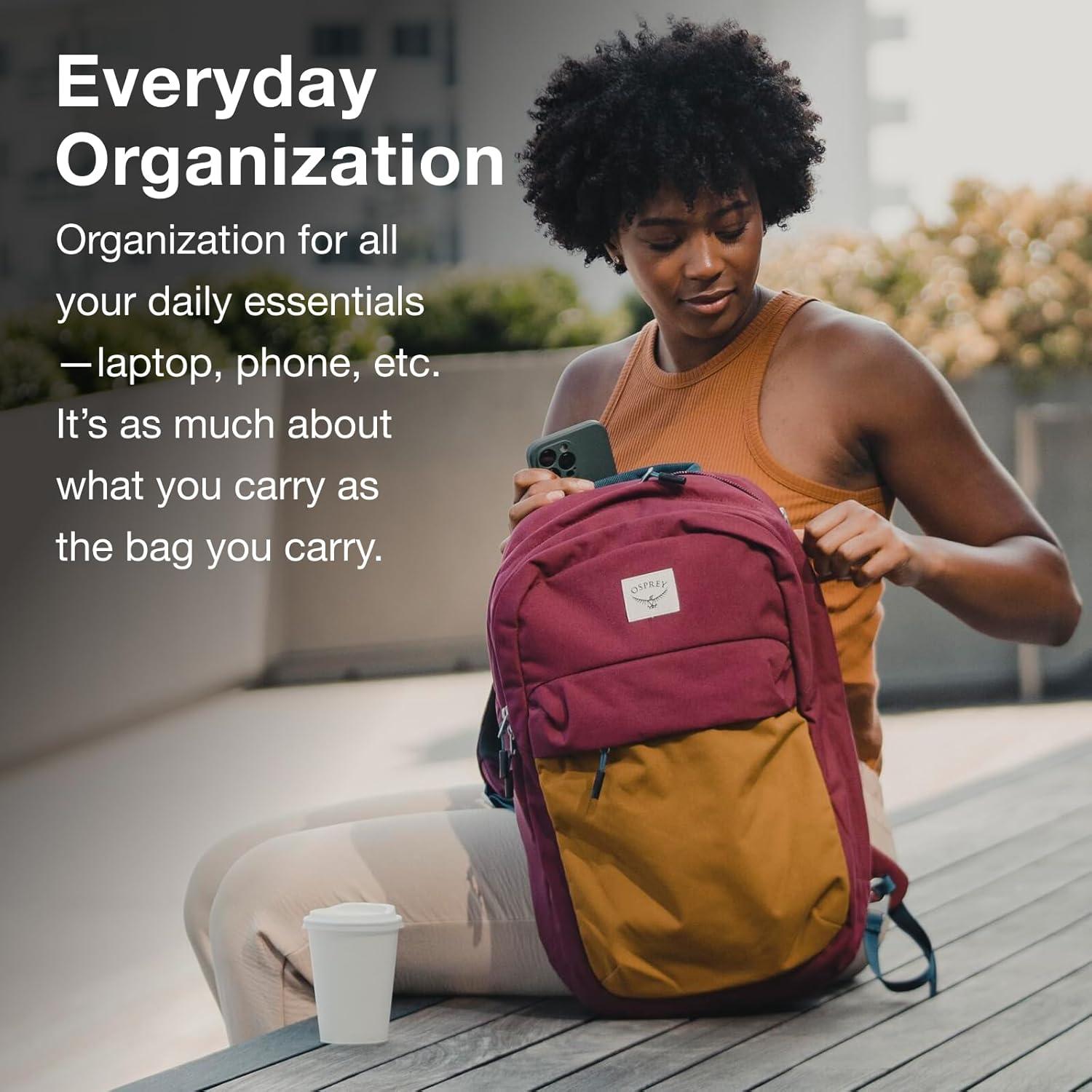 imageOsprey Arcane XL Day Commuter Backpack Stonewash BlackPurple Dusk Heather