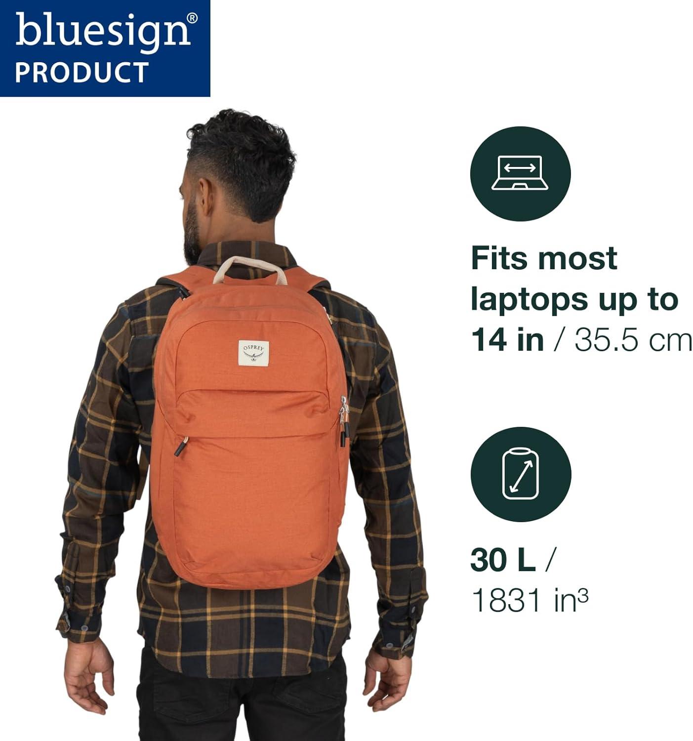 imageOsprey Arcane XL Day Commuter Backpack Stonewash BlackPurple Dusk Heather