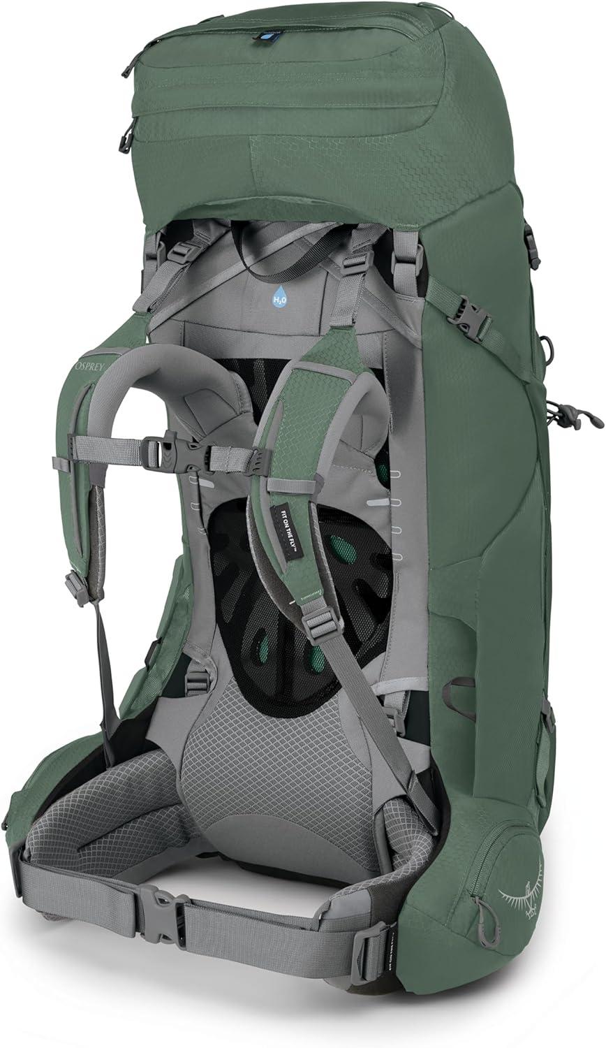 imageOsprey Ariel 55L Womens Backpacking Backpack Ceramic Blue WMLKoseret Green