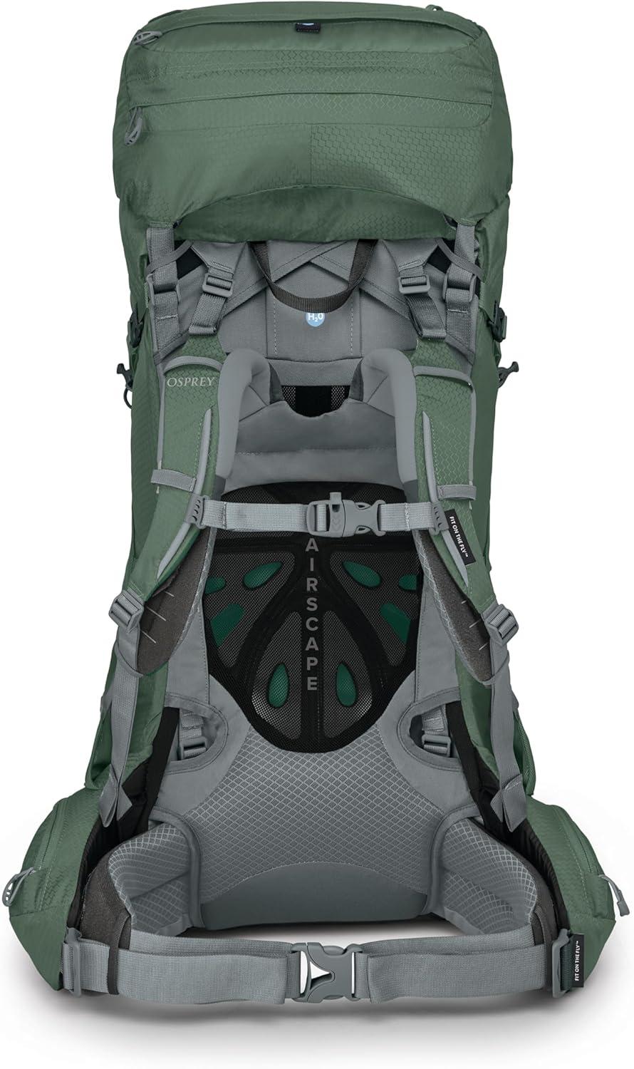 imageOsprey Ariel 55L Womens Backpacking Backpack Ceramic Blue WMLKoseret Green