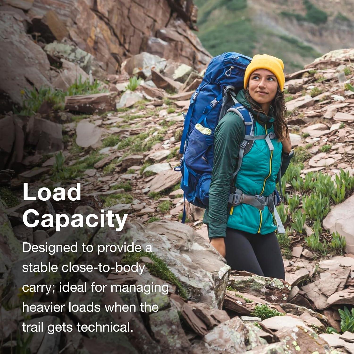 imageOsprey Ariel 55L Womens Backpacking Backpack Ceramic Blue WMLKoseret Green