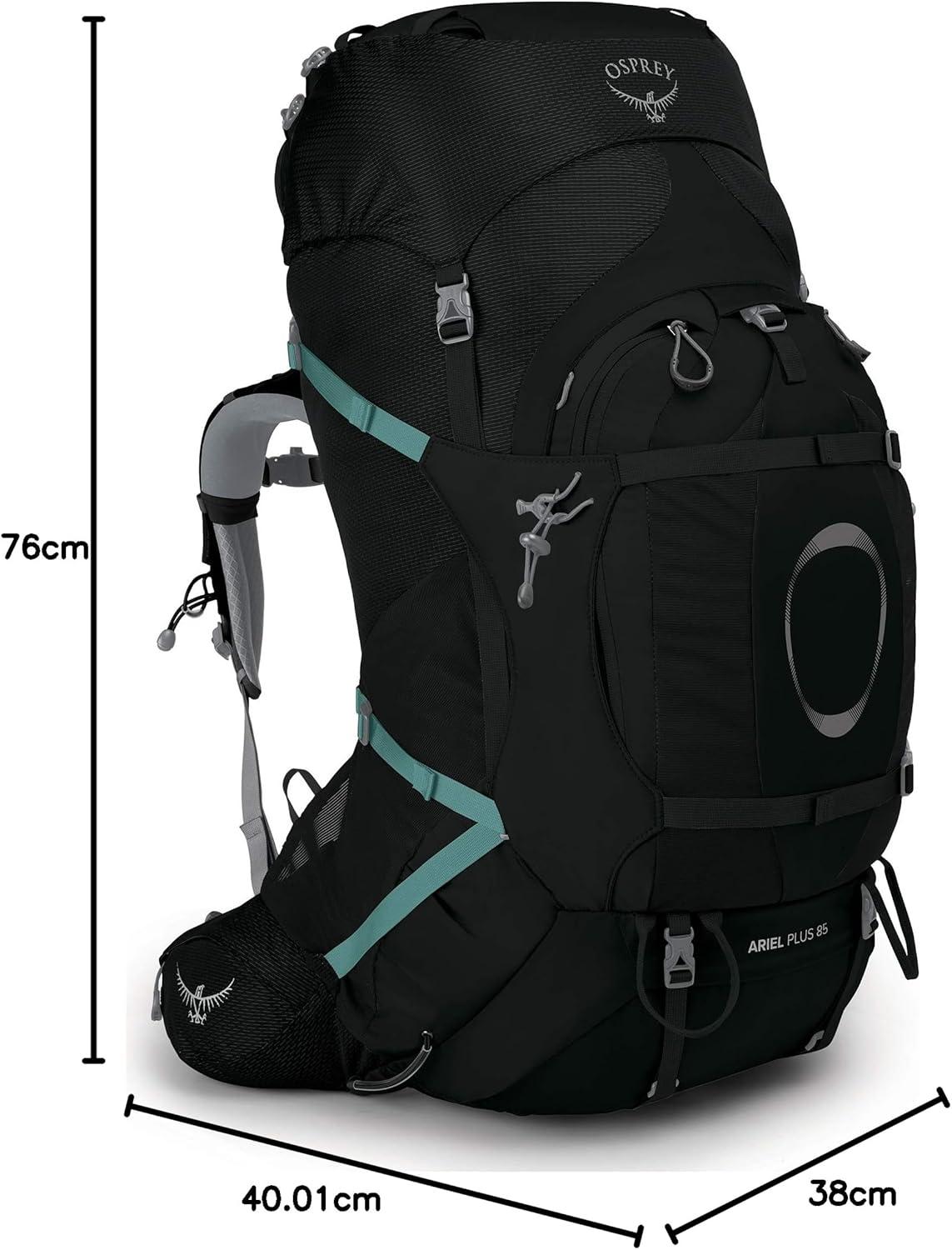 imageOsprey Ariel Plus 85 Womens Backpacking PackBlack