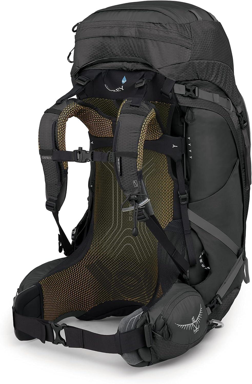 imageOsprey Atmos AG 65L Mens Backpacking Backpack Black LXLBlack