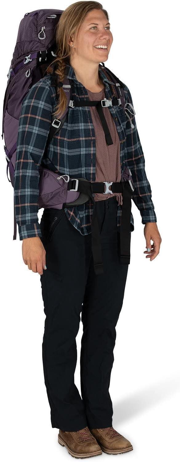 imageOsprey Aura AG 50L Womens Backpacking Backpack Berry Sorbet Red WXSSBerry Sorbet Red