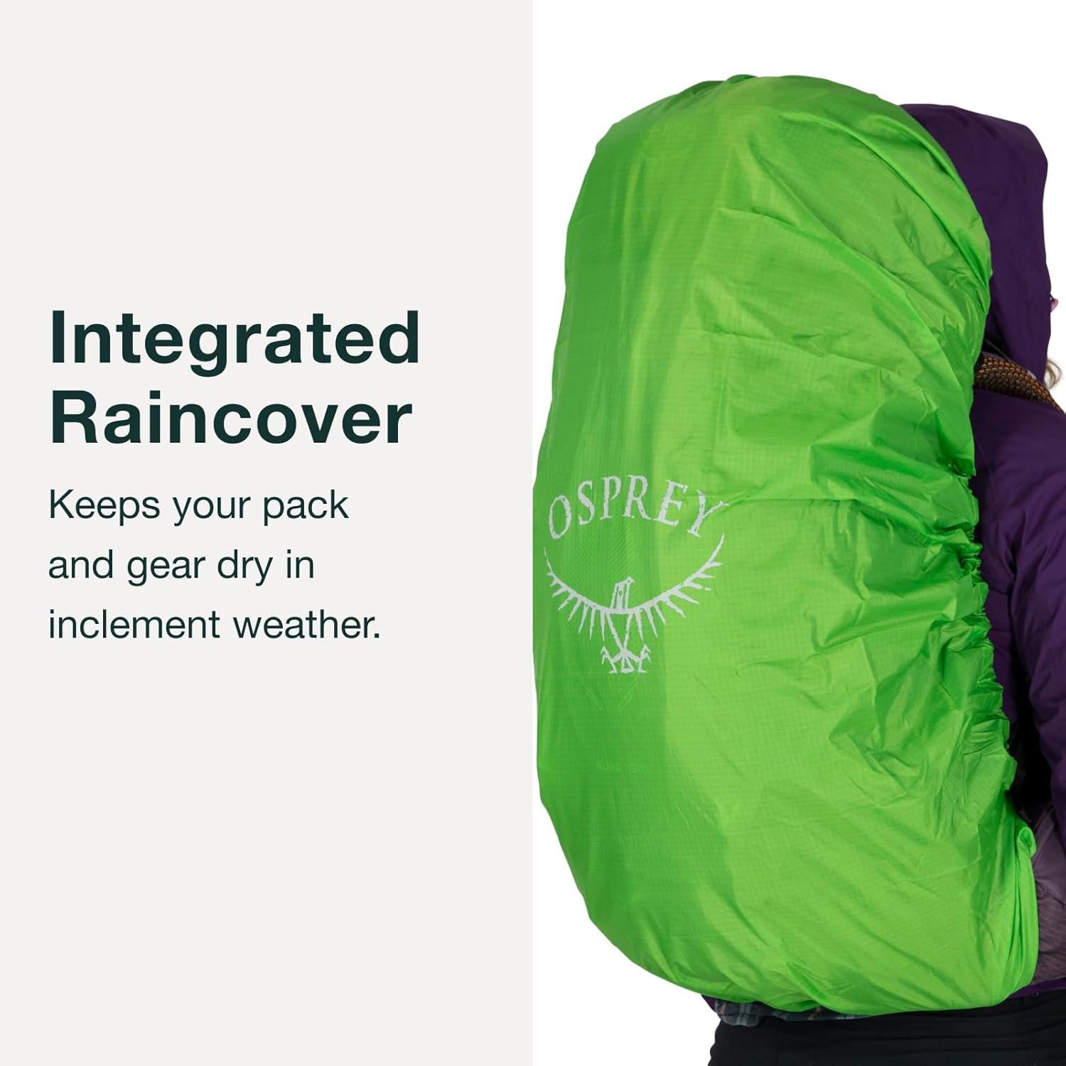 imageOsprey Aura AG 50L Womens Backpacking Backpack Berry Sorbet Red WXSSEnchantment Purple