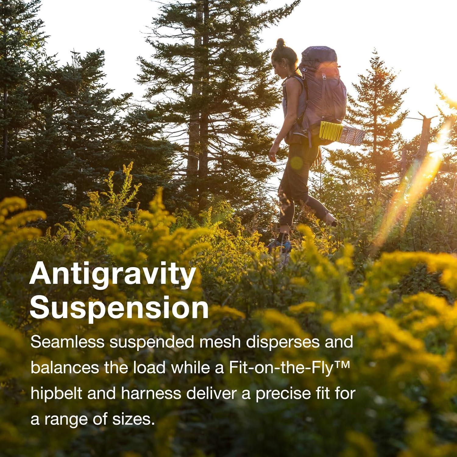 imageOsprey Aura AG 65L Womens Backpacking Backpack Berry Sorbet Red WMLBerry Sorbet Red