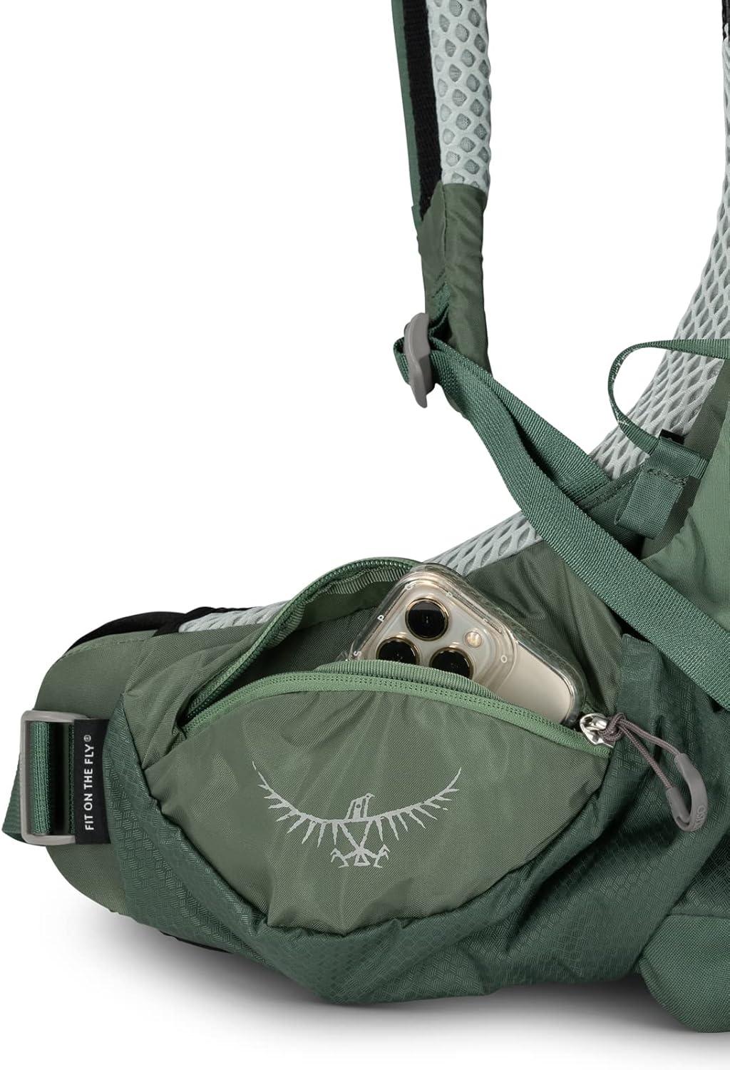 imageOsprey Aura AG LT 50L Womens Backpacking Backpack Black WMLAntidote Purple