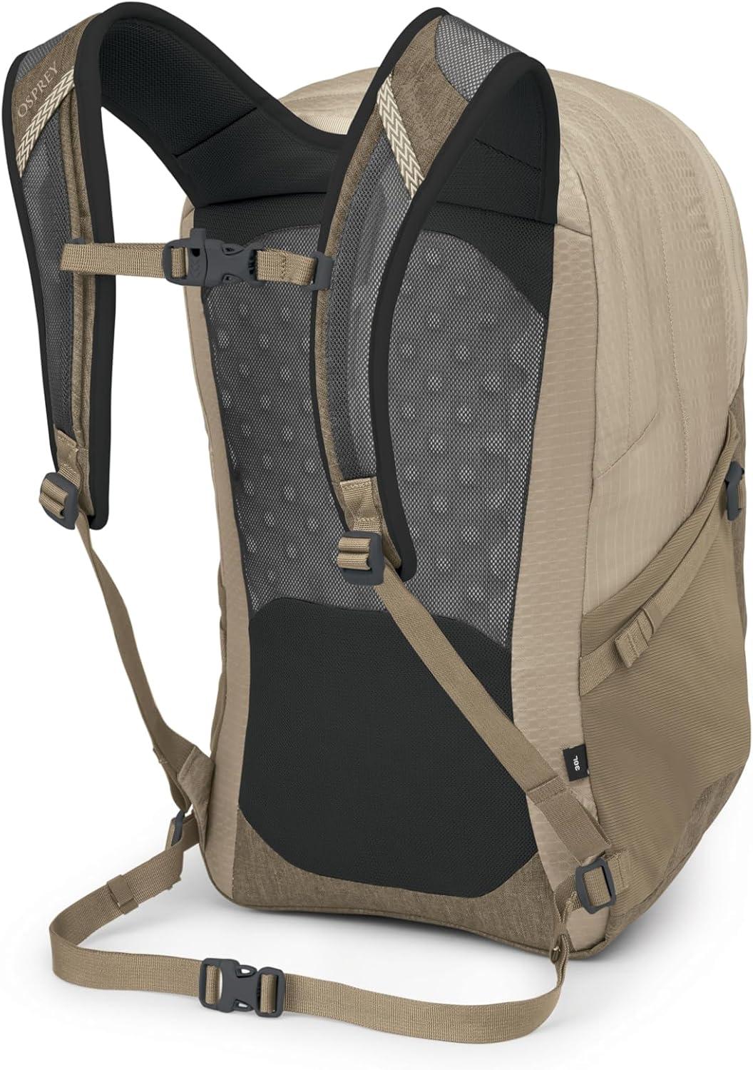 imageOsprey Comet Laptop Backpack BlackAlpaca TanLatte Brown Heather
