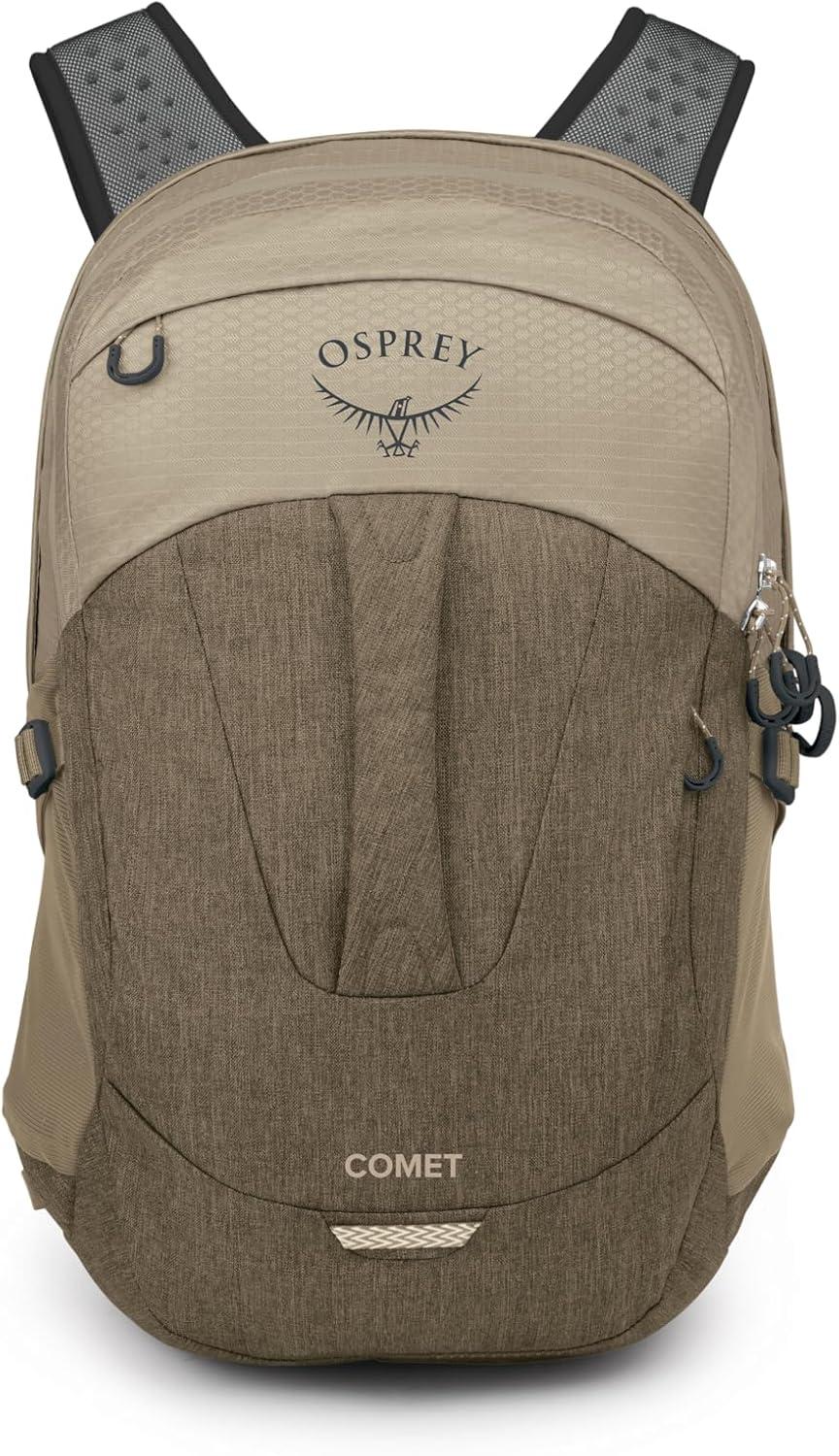imageOsprey Comet Laptop Backpack BlackAlpaca TanLatte Brown Heather