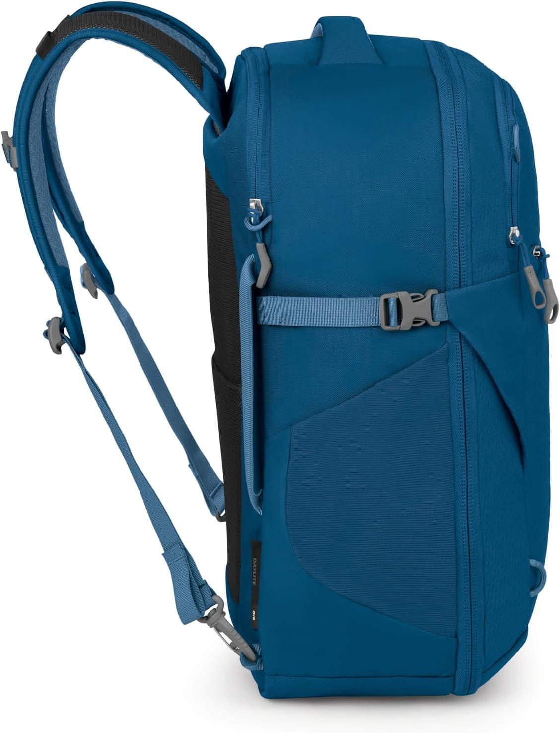 imageOsprey Daylite 35L Travel Pack Lightweight and Versatile CarryOn Backpack for Weekend Travel Hiking or Daily Commute Durable Streamlined Design with Ample StorageNight Shift Blue