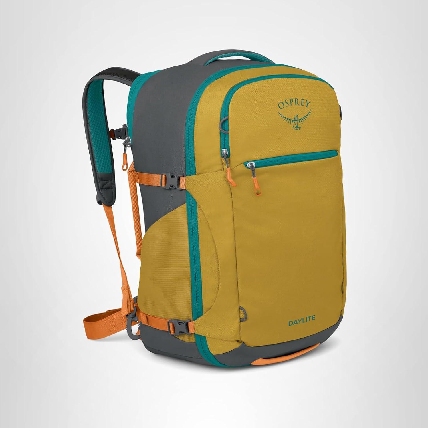 imageOsprey Daylite 44L CarryOn Travel Pack Lightweight Durable Backpack with Streamlined Design Versatile Spacious Bag for Weekend Trips or Business Tumbleweed YellowTunnel VisionTumbleweed YellowTunnel Vision