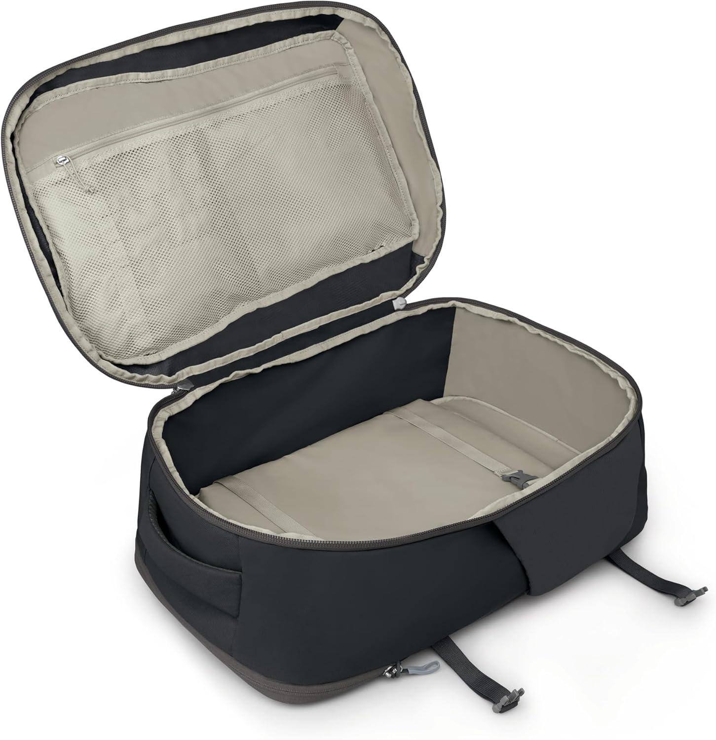 imageOsprey Daylite 44L CarryOn Travel Pack Lightweight Durable Backpack with Streamlined Design Versatile Spacious Bag for Weekend Trips or Business Tumbleweed YellowTunnel VisionBlack