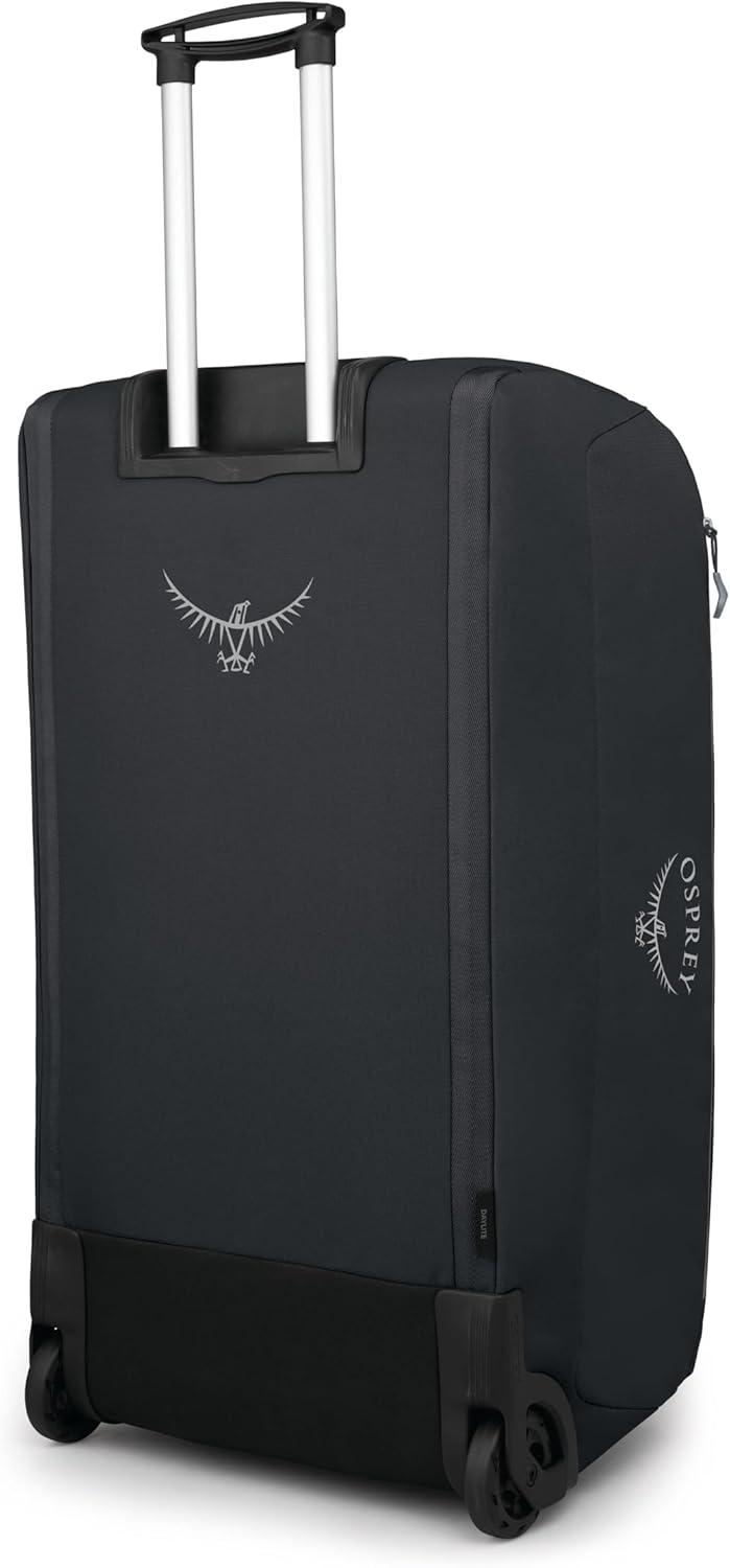 imageOsprey Daylite 85L Wheeled Collapsible Travel Duffel Bag Lightweight Rolling Suitcase Blue SpikemossAlkalineBlack