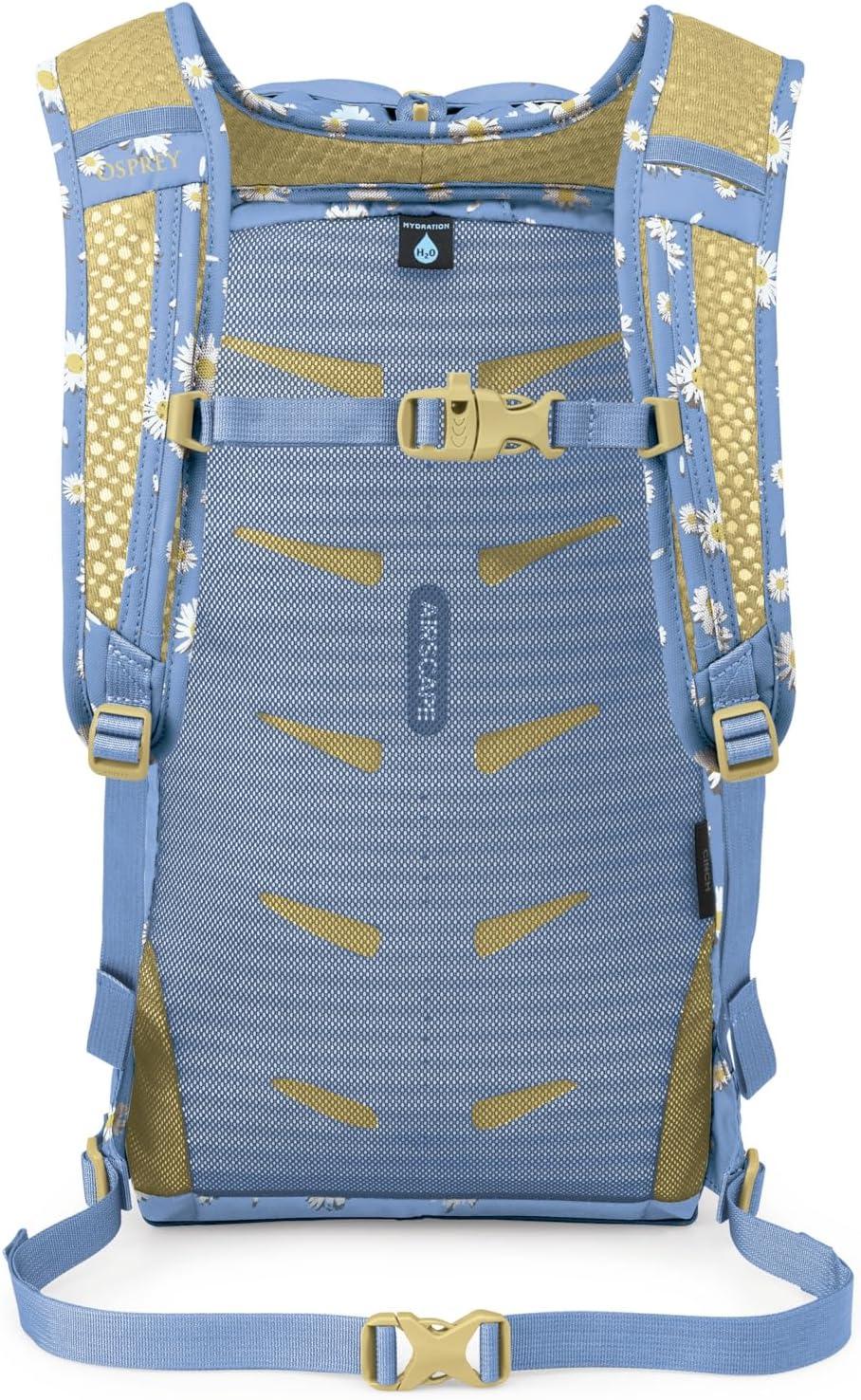 imageOsprey Daylite Cinch Backpack BlackDaisy Print Sevres Blue