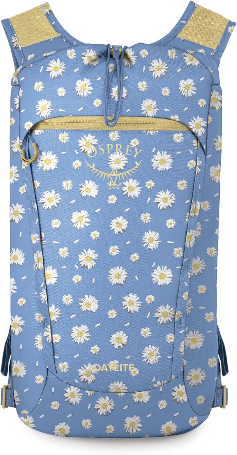 imageOsprey Daylite Cinch Backpack BlackDaisy Print Sevres Blue
