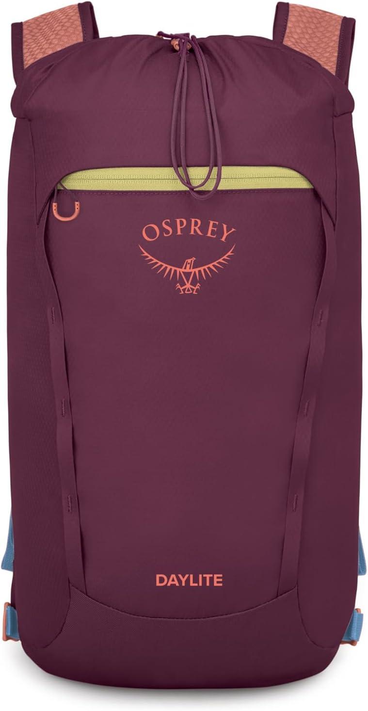 imageOsprey Daylite Cinch Backpack BlackMoody Burgundy