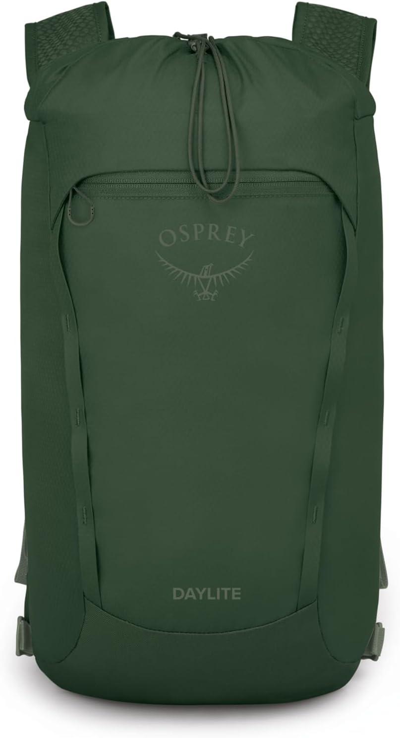 imageOsprey Daylite Cinch Backpack BlackSeaweed Green Amazon Exclusive