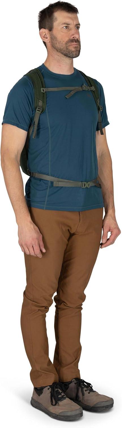 imageOsprey Daylite Cinch Backpack BlackSeaweed Green Amazon Exclusive