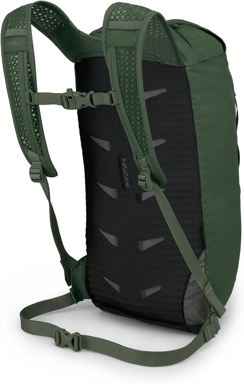 imageOsprey Daylite Cinch Backpack BlackSeaweed Green Amazon Exclusive