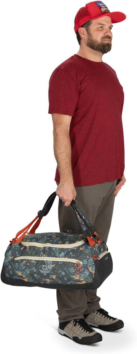 imageOsprey Daylite Duffel Backpack Convertible Everyday Duffel Bag for Gym Commute and TravelEnjoy Outside Print